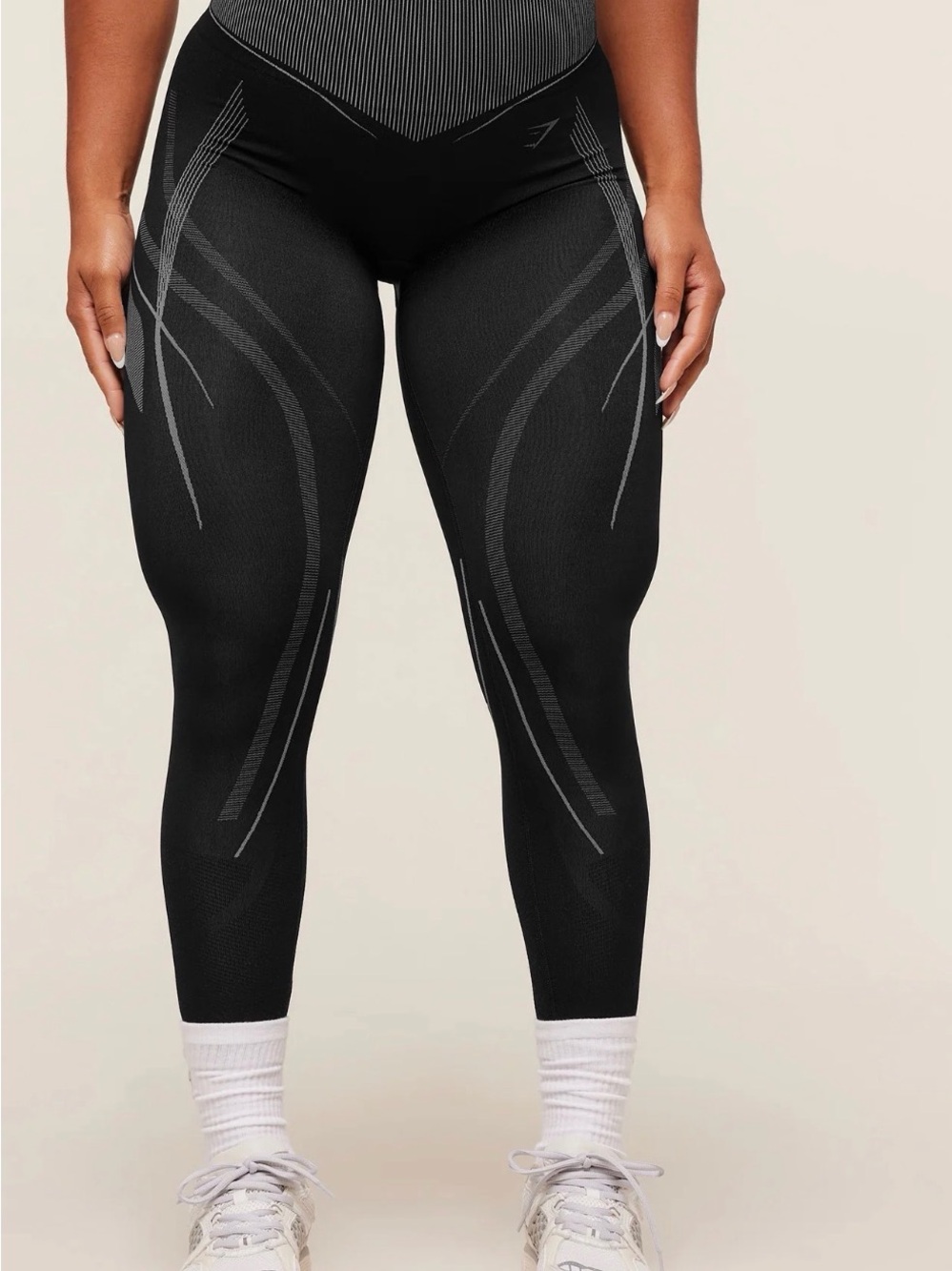 Gymshark x Analis Seamless Sculpt Black High-Waist Leggings